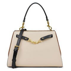 Women’s Satchel Handbag with Adjustable & Detachable Sling Strap – Spacious Everyday Trapeze Bag