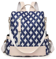 Women’s Anti-Theft Backpack – Compact 12L Water-Resistant Bag with Hidden Zippers for Laptop, Travel & Daily Use