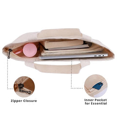 Cute Genes Foldable Reusable Tote Bag with Zip