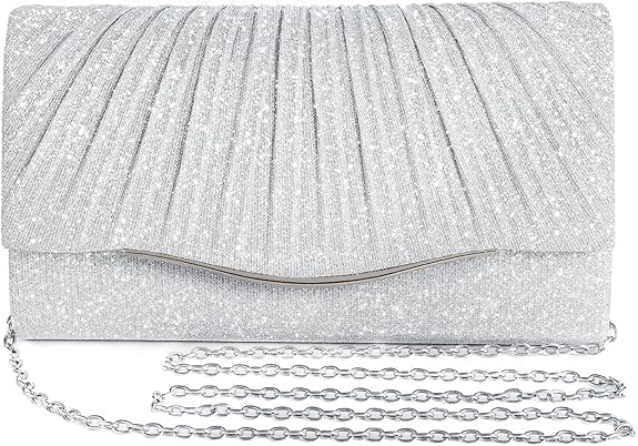 Elegant Clutch Purse for Women – Formal Evening Bag, Dressy Crossbody for Wedding, Cocktail, & Prom