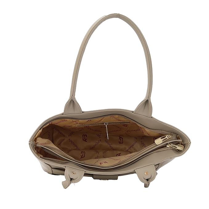 Women's Multi-Use Handbag & Shoulder Bag for School, Office & Daily Use – Stylish Lightweight Tote (Black/Grey)