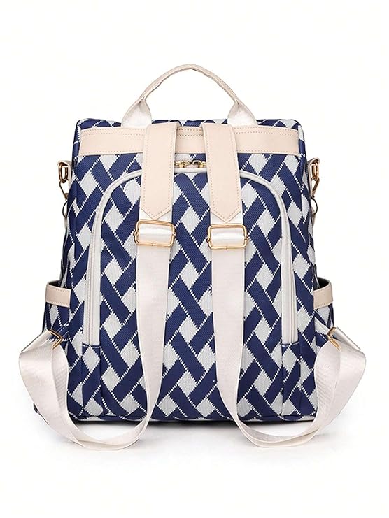 Women’s Anti-Theft Backpack – Compact 12L Water-Resistant Bag with Hidden Zippers for Laptop, Travel & Daily Use