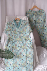 Aqua Blossom Suit Set - Raahat6.0
